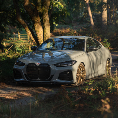 BMW 440i x Zento Nova Forged Aluminium Monoblock  Nature Shot, finished in brushed bronze 