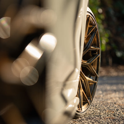 BMW 440i x Zento Nova Forged Aluminium Monoblock  Nature Shot, finished in brushed bronze 