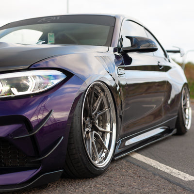 BMW M2 Competition x Zento Ryzen Multipiece Forged Aluminium Wheels Urban Shot