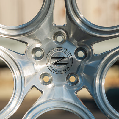 Forged Aluminium 22" Wheel Metal Centre Cap